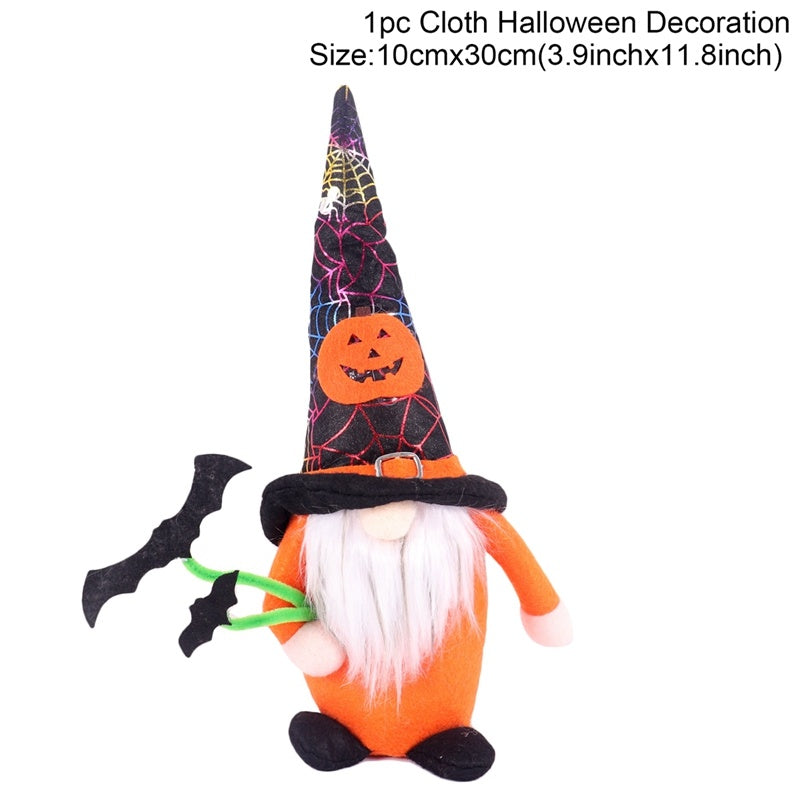 Halloween Dwarf Doll Ghost Festival Goblin Rudolph Faceless Dolls Holiday Ornaments Window Decorations