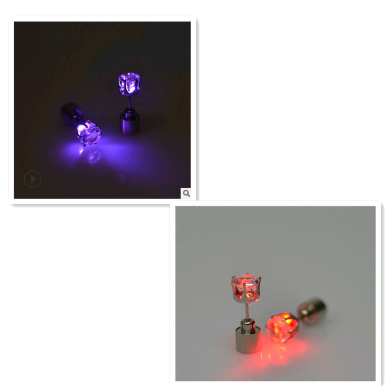 The factory sells Korean version of Haoshi Earrings directly from stock, bar, night club party, tide person led earrings, shining Earrings