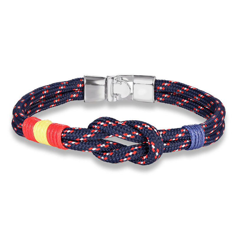 Men and women wear jewelry concentric knot bracelet