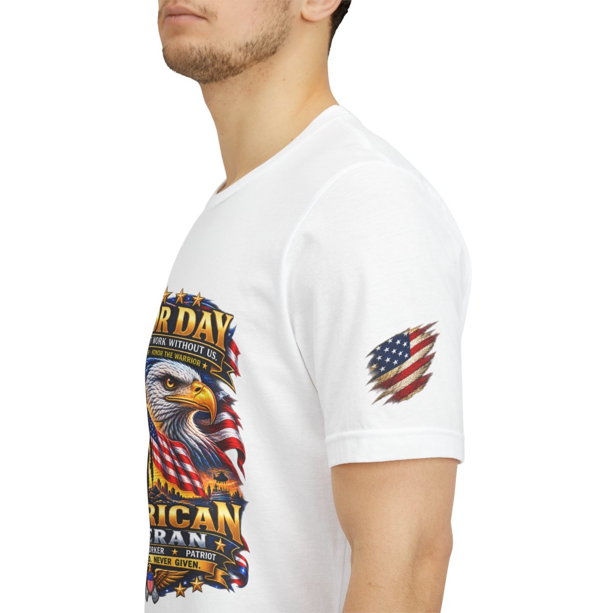 American Veteran-Labor Day Tribute T- Shirt