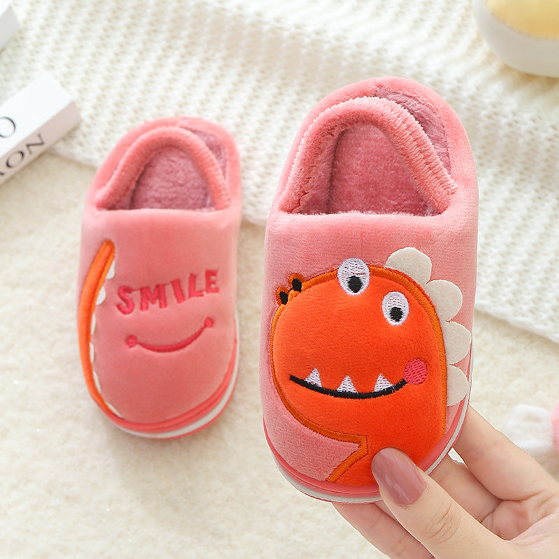Children's cotton slippers indoor antiskid for boys