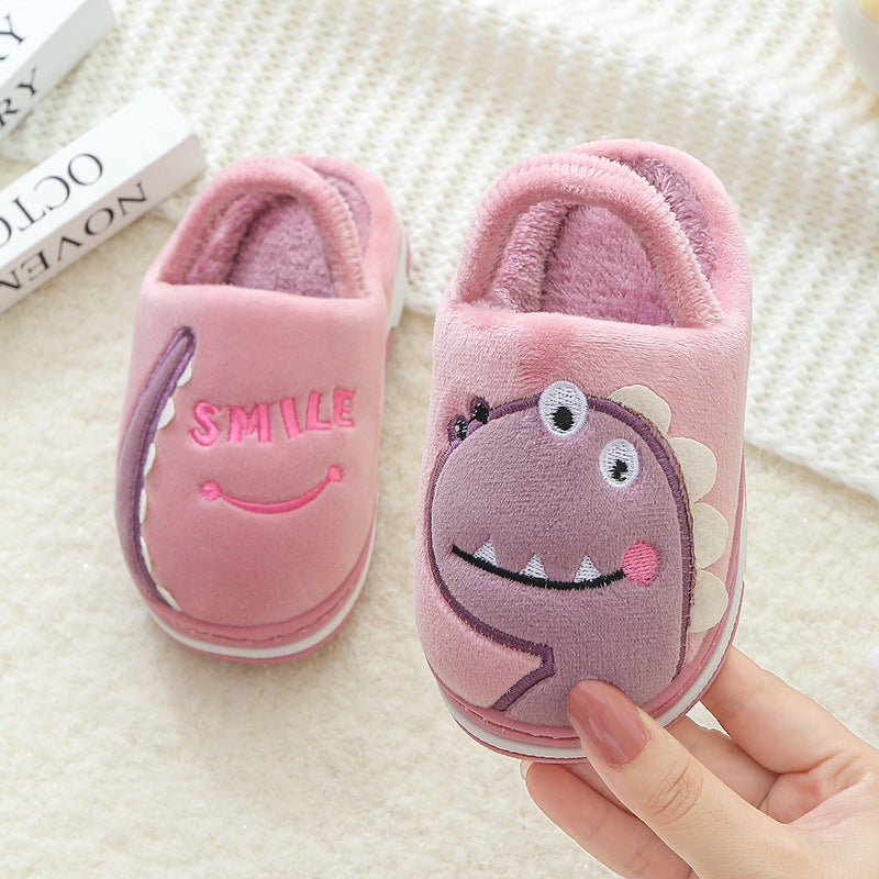 Children's cotton slippers indoor antiskid for boys