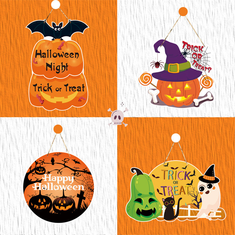 Home Halloween Holiday Party Decorated Hangtag