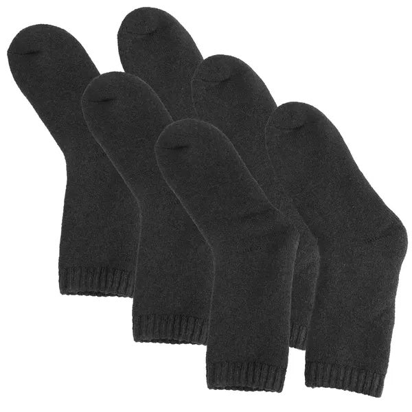 3 Pairs Men Warm Wool Socks Soft Cozy Winter Thermal Socks