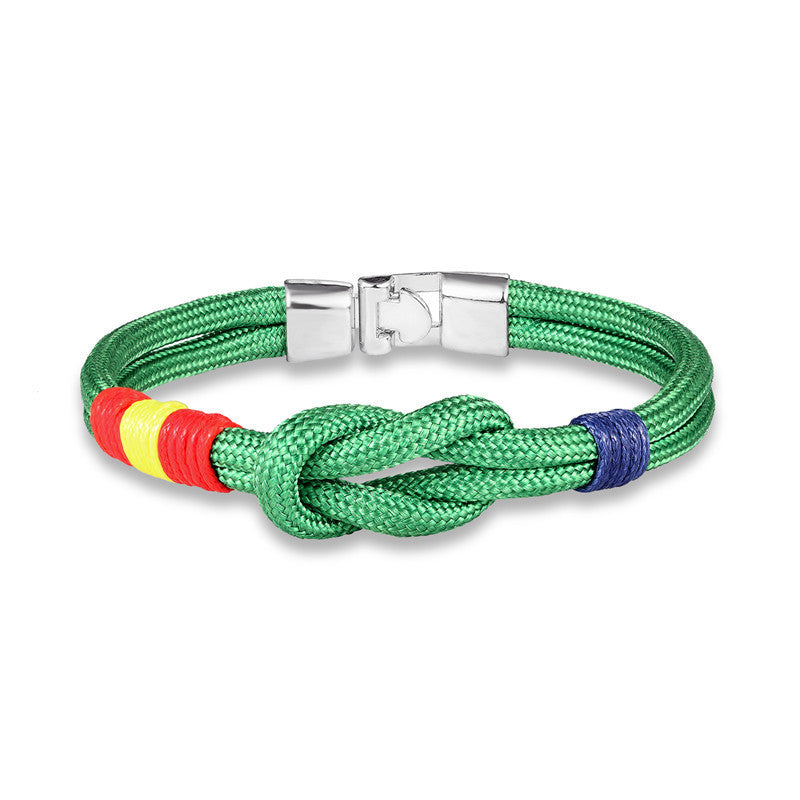 Men and women wear jewelry concentric knot bracelet