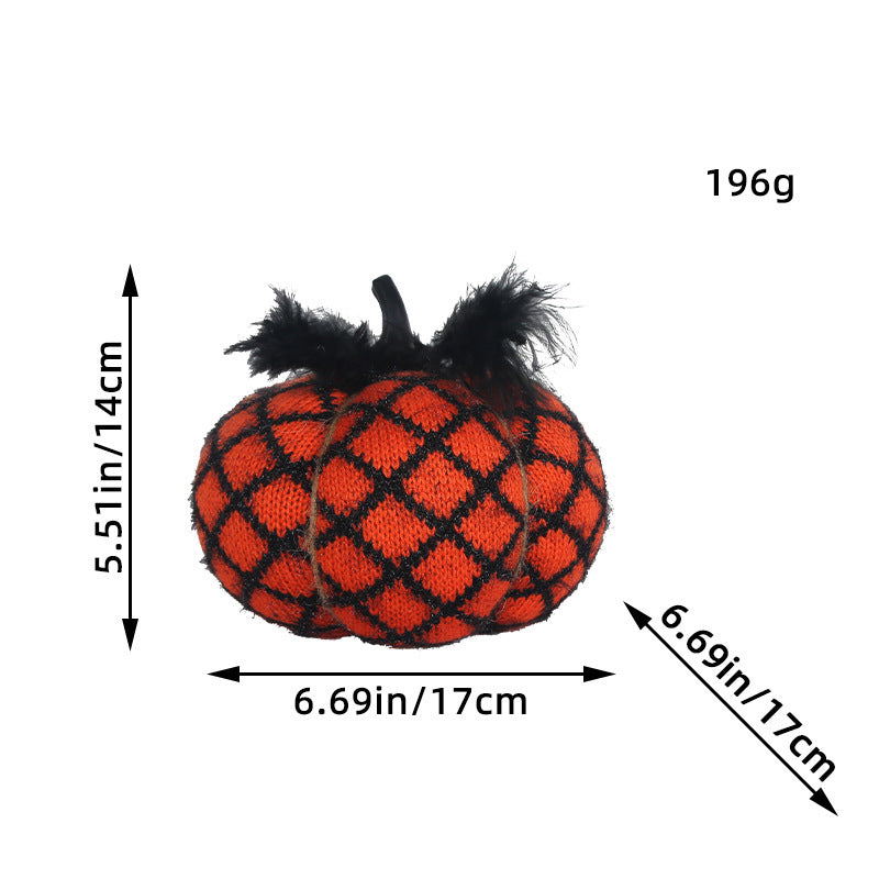 Halloween Pumpkin Ornaments Holiday Party Decorations
