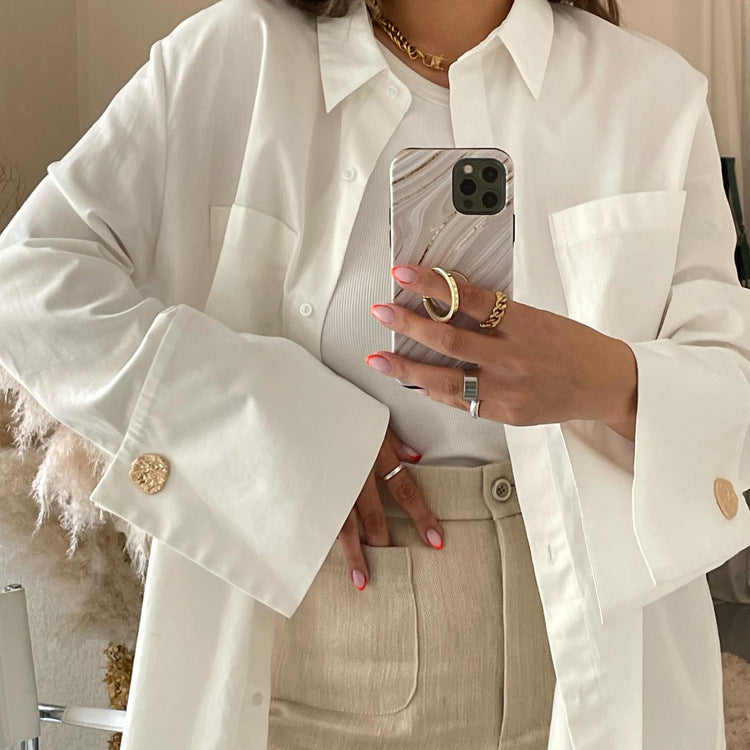 Women's Spring Long Sleeve Shirt Top