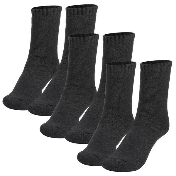 3 Pairs Men Warm Wool Socks Soft Cozy Winter Thermal Socks