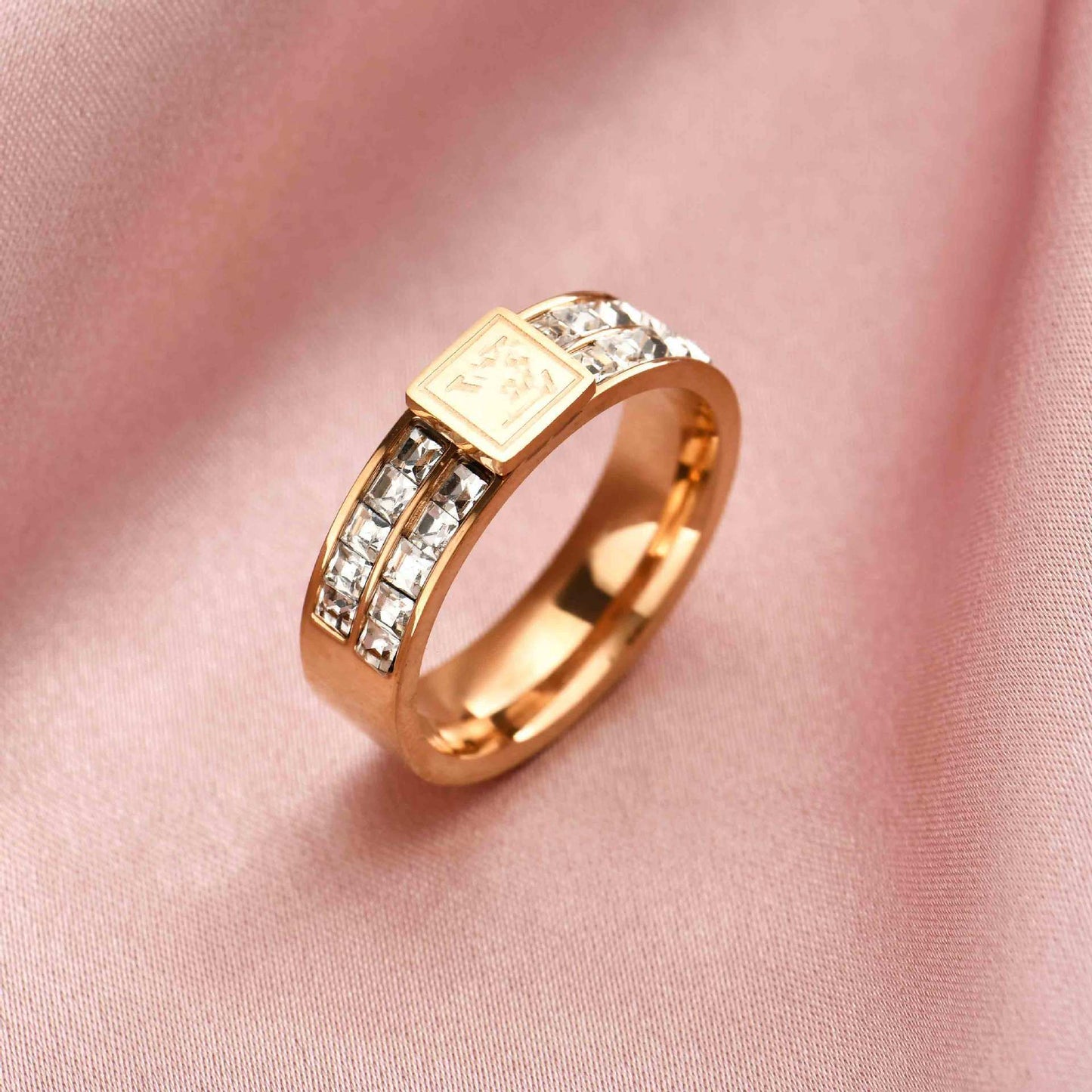 Titanium Steel Ring Men And Women Couple Jewelry