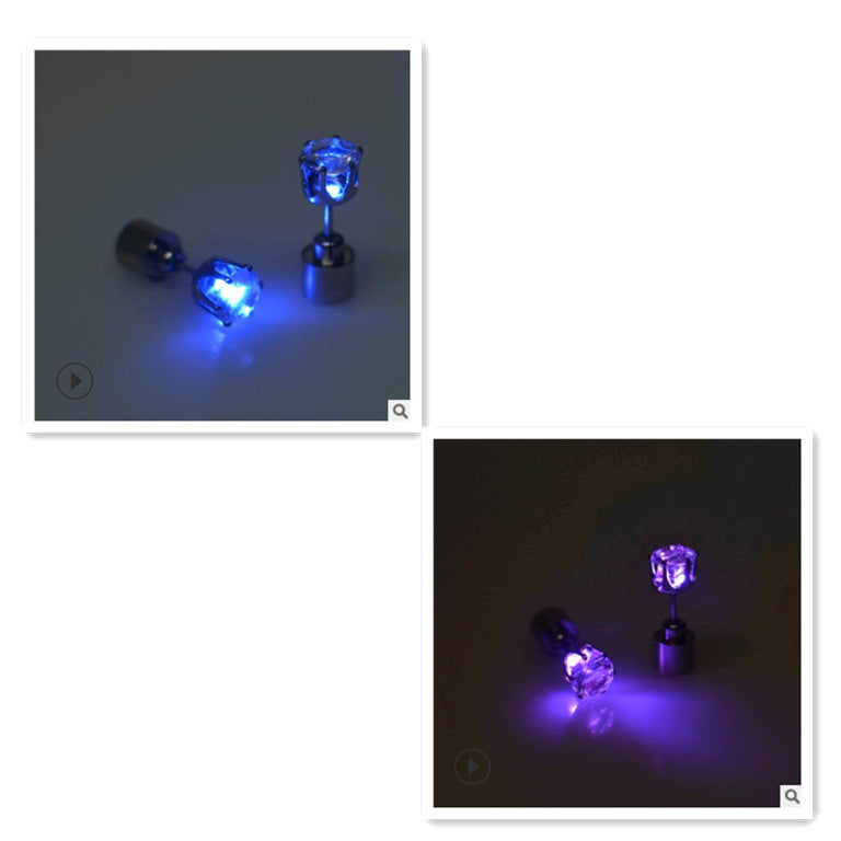 The factory sells Korean version of Haoshi Earrings directly from stock, bar, night club party, tide person led earrings, shining Earrings