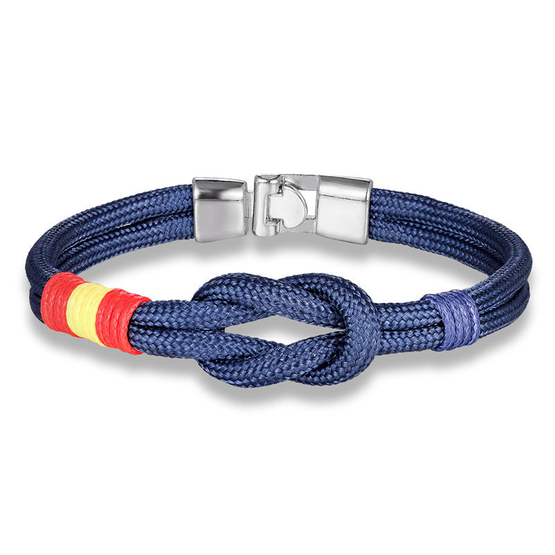 Men and women wear jewelry concentric knot bracelet