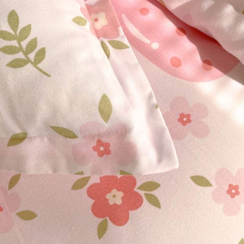 3 Piece Strawberry Duvet Cover Set Strawberry Print Bedding For Home Bedroom Decor Microfiber Quilt Cover Gifts Twin Full Queen King Size