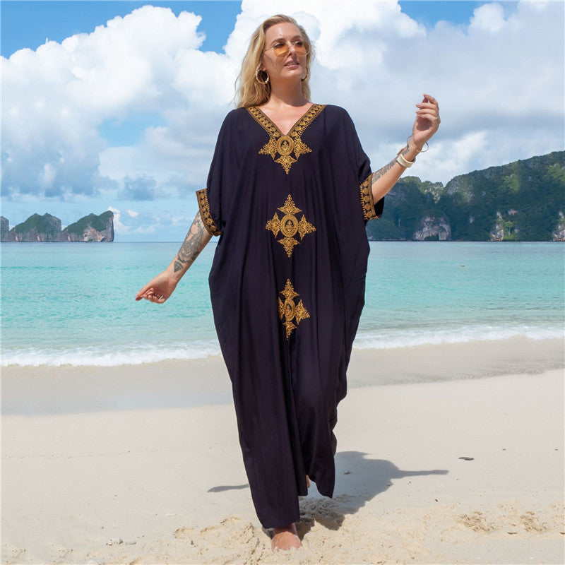 Ladies Sexy Loose Holiday Dress
