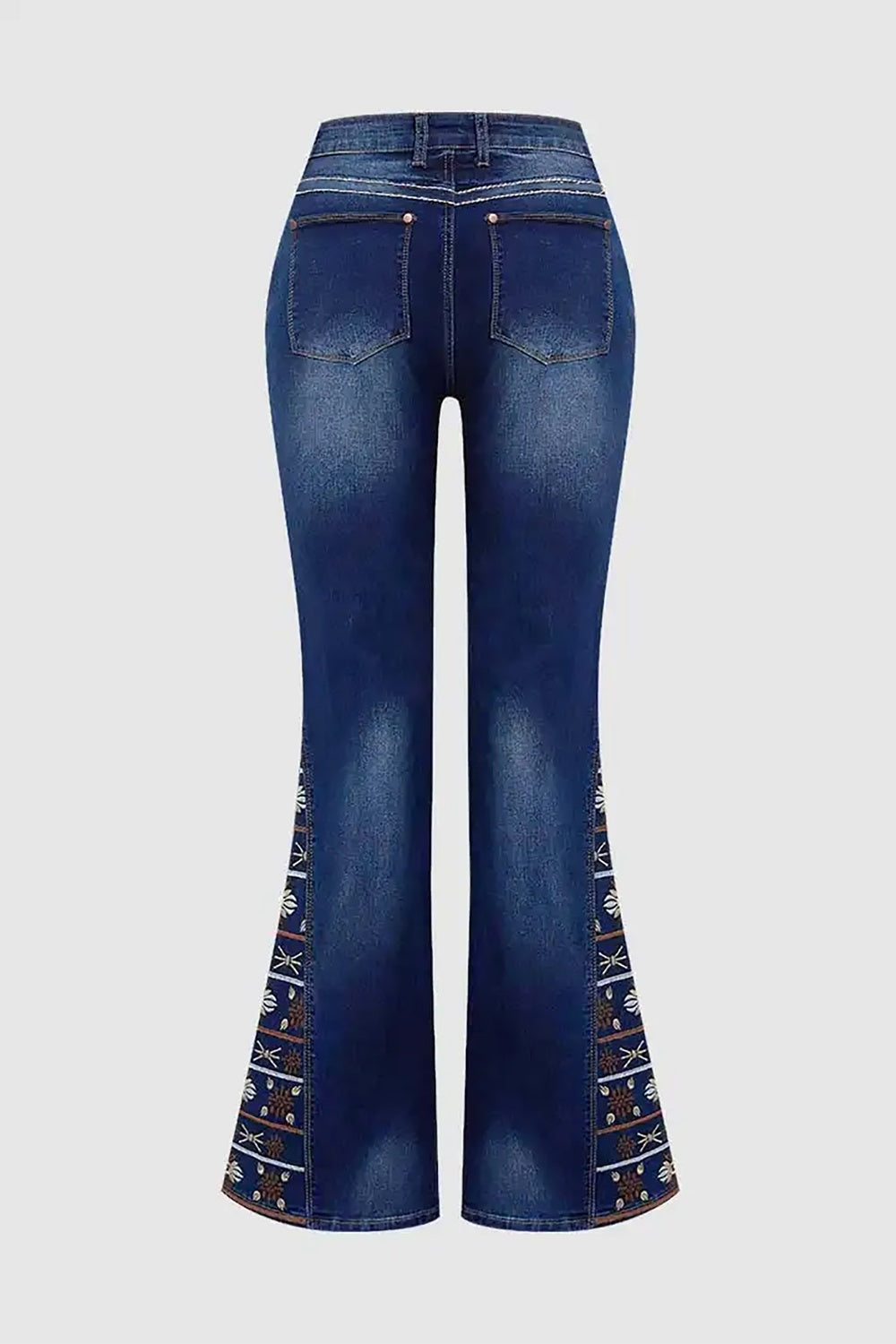 Women's High-Waist Heavily Ripped Jeans, Wide-Leg Full-Length Jeans With A Destroyed Streetwear Finish, Light-Wash Denim For All Seasons Forbidden Platform - Temu