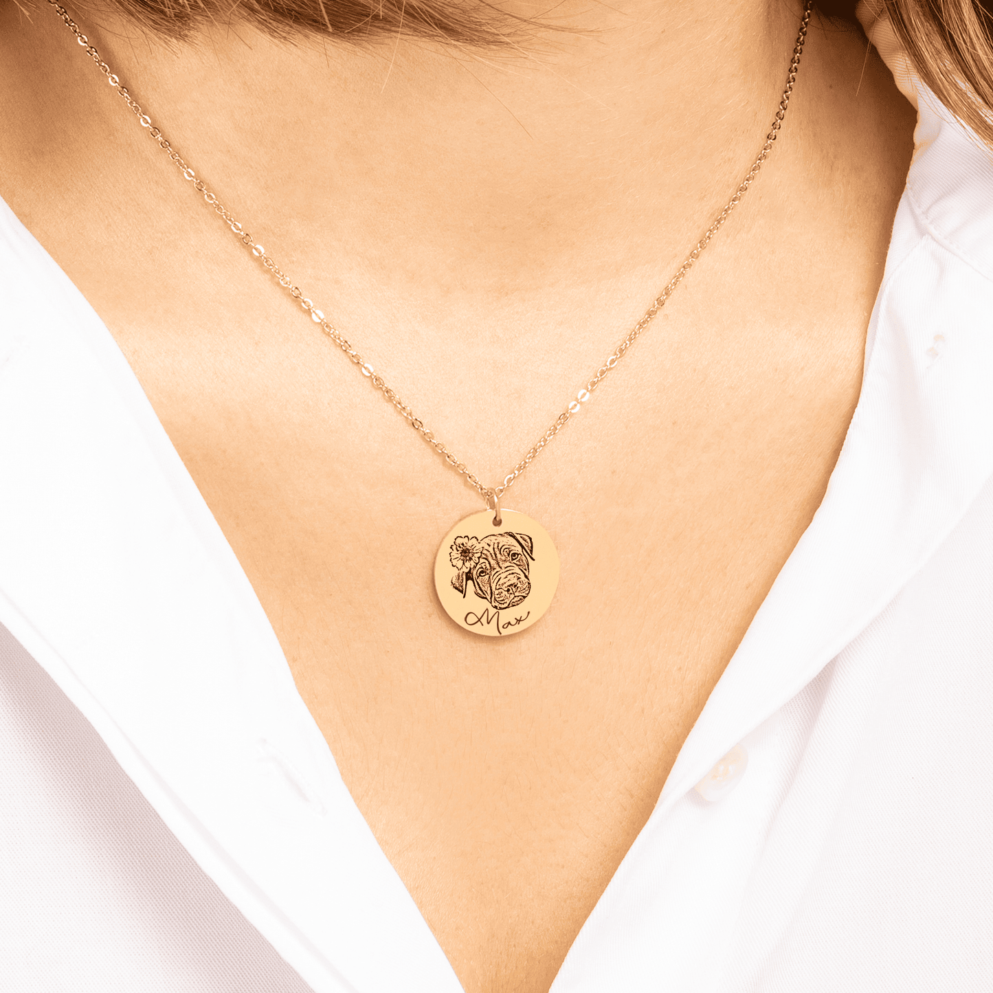 Doggie Portrait Necklace