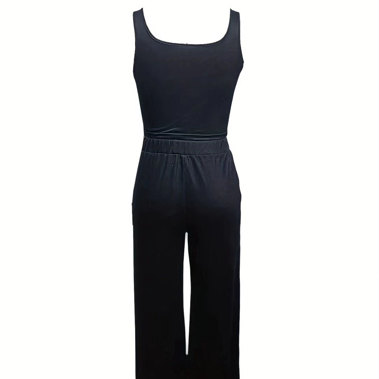 Ladies' Letter Printed Striped Fashionable Casual Set