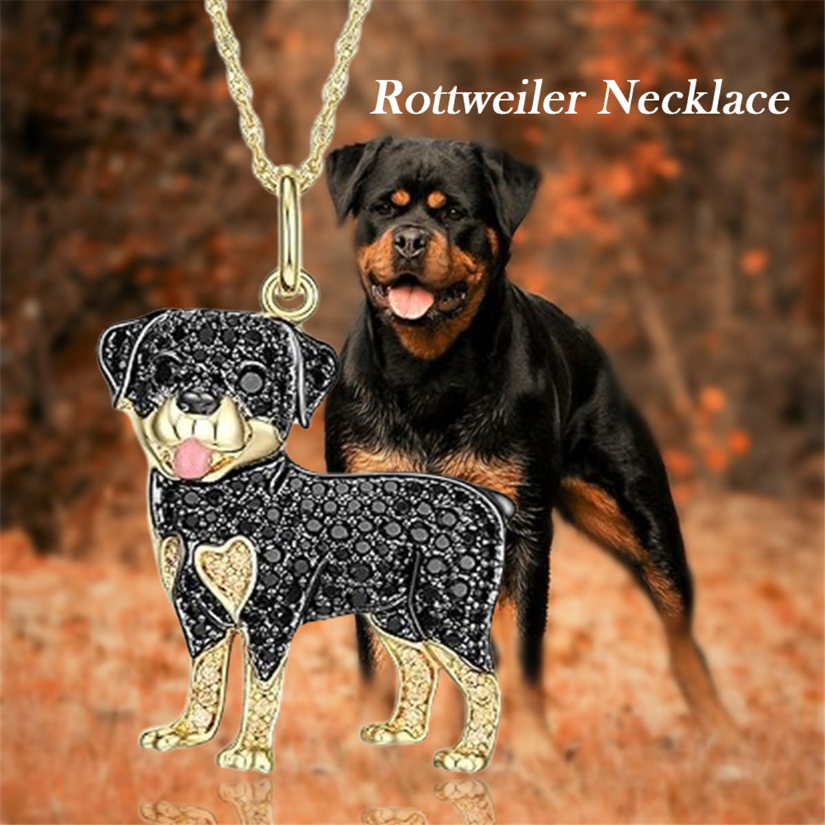 Cute Fashion Rowena Shaped Pendant Necklace