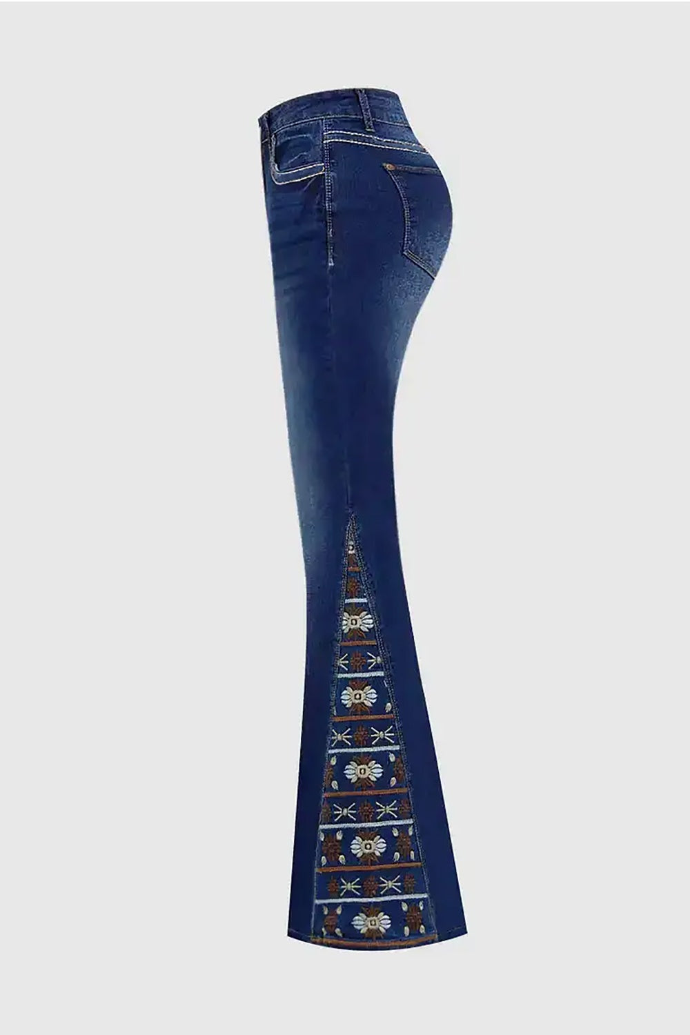 Women's High-Waist Heavily Ripped Jeans, Wide-Leg Full-Length Jeans With A Destroyed Streetwear Finish, Light-Wash Denim For All Seasons Forbidden Platform - Temu