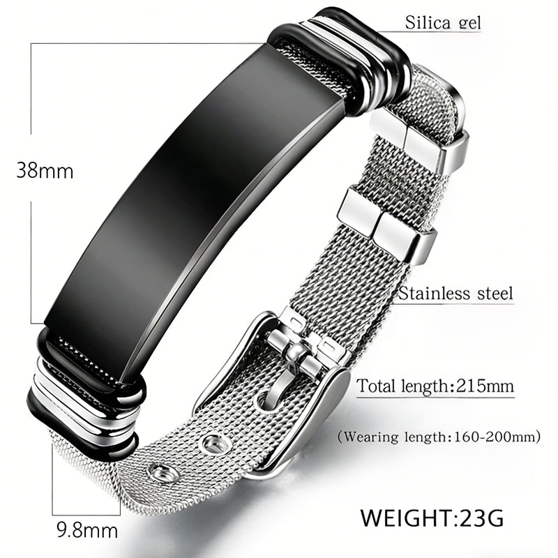 Premium Bracelet Titanium Steel Adjustable Bracelet