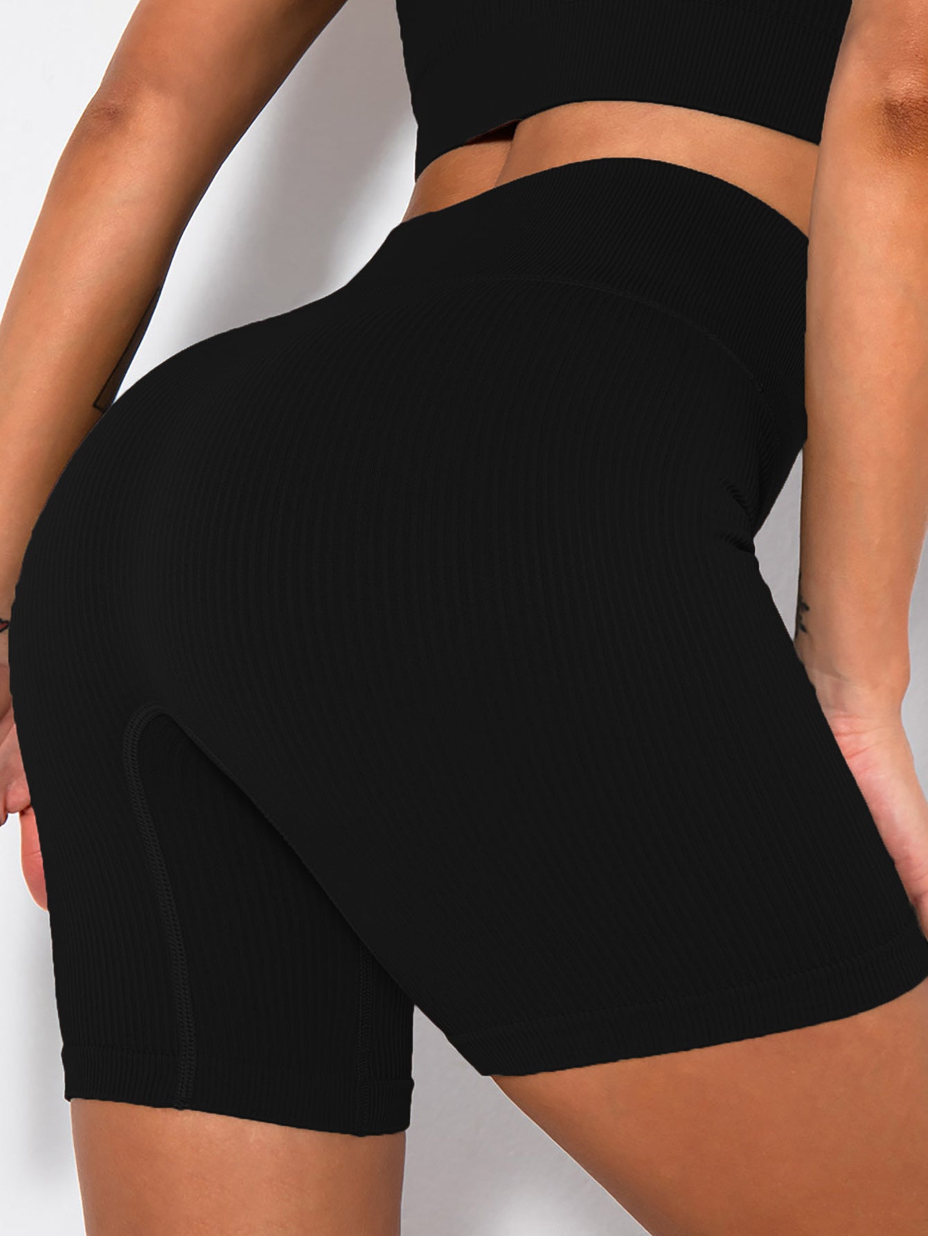 4 Pack Ribbed Soft New Cheap Women's High Waisted Biker Shorts Anti Chafing Slip Shorts Shorts Underwear Yoga Workout Shorts