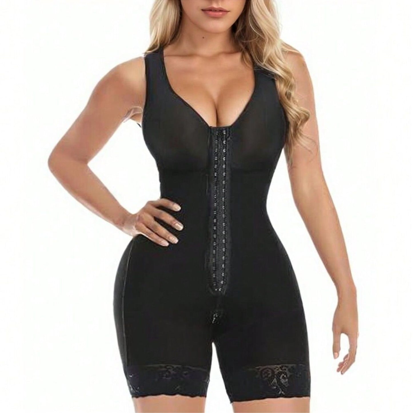 Fajas Colombianas Women's Shapewear, Full Body Sculpting After Abdominal Control, Hip Lifter With Zipper Crotch, Women's Fitness Set,- Prohibition Of Selling On The Amazon Platform