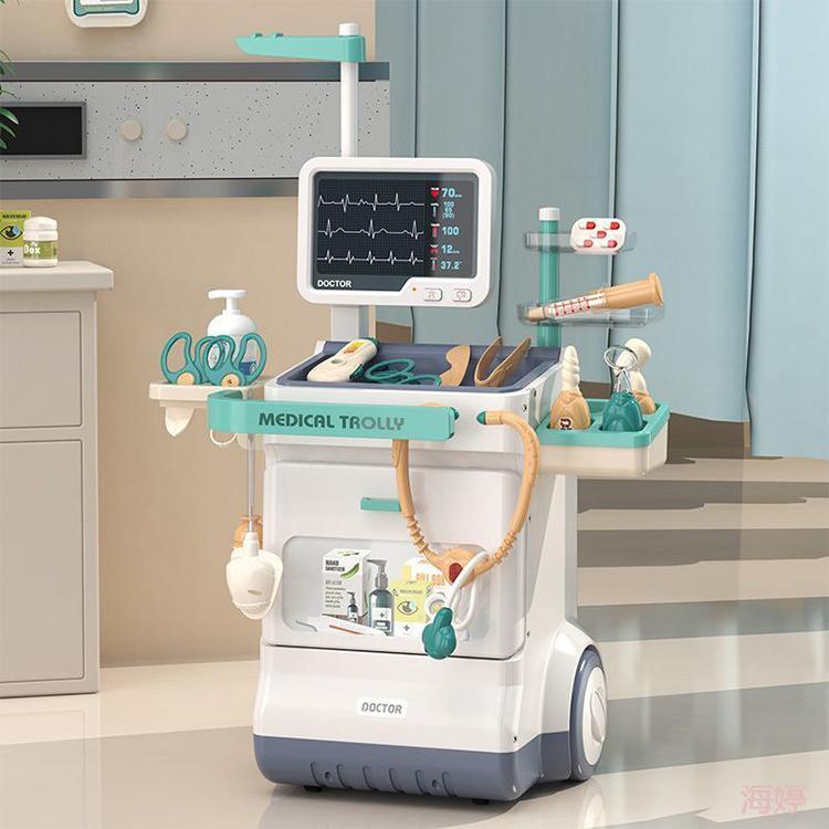 Medical Equipment Treatment Bed X-ray Screen ECG Combination Set With Light And Sound