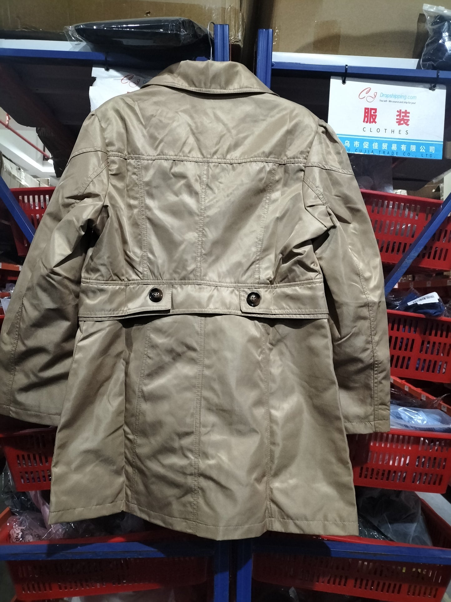 Trench coat women's new spring and autumn coat Korean style slim long