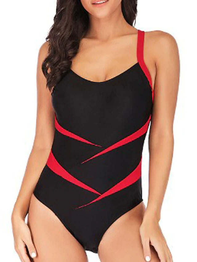 Women's Swimsuit One-piece Printing Seaside Beach Swimsuit