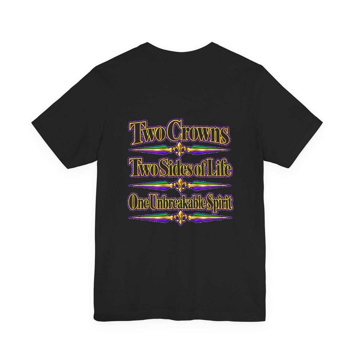 The Crown of New Orleans Premium T Shirt White & Black