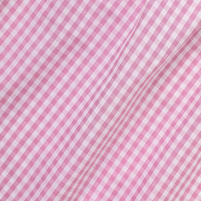 Infant Bbay Girls' Plaid Smocked Dress Short Sleeve Easter Bunny Rabbit Embroidery Casual Fashion Clothes