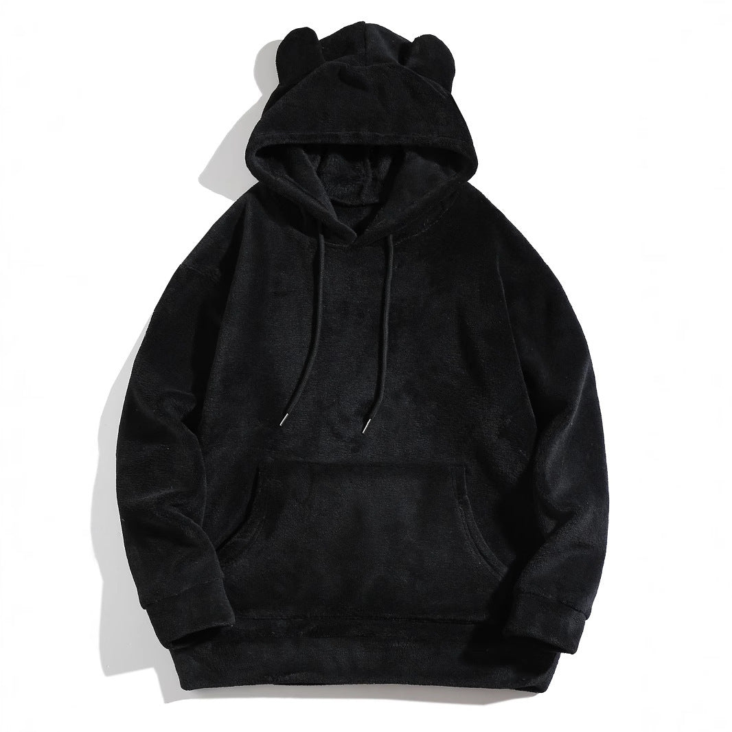 Men's Casual Cool Fashion Sweater Coral Fleece Jacket