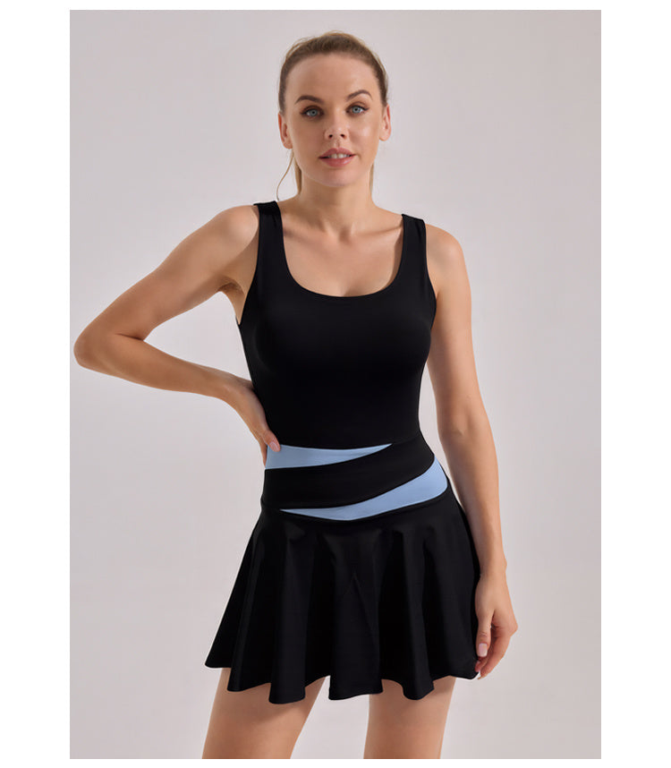 High-stretch Dresses, New Summer Nude Anti-walking Sports Dresses