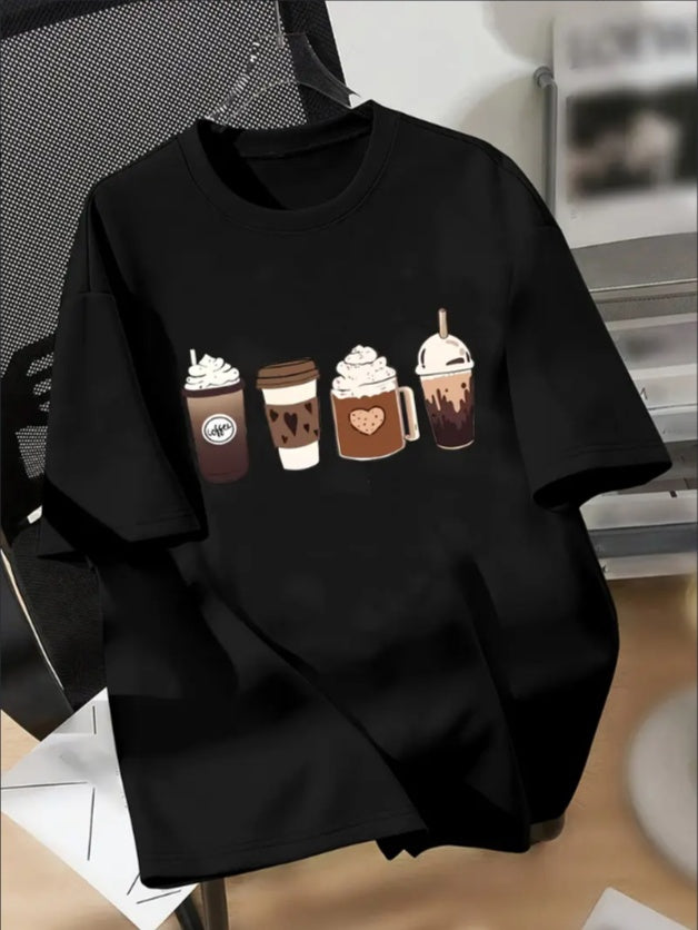 Milk Print Engaging Visuals, Casual Short Sleeve T-Shirts For Boys - Cool, Lightweight And Comfy Summer Clothes