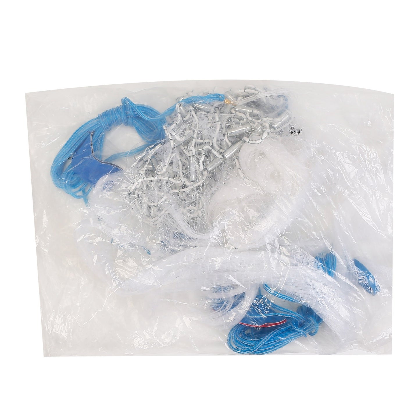 1Pc 2 Size Options 6FT 8FT Radius Fishing Cast Net Bait Trap Easy Throw Heavy Duty Hand Cast Net With Chain Sinker Bottom Spread