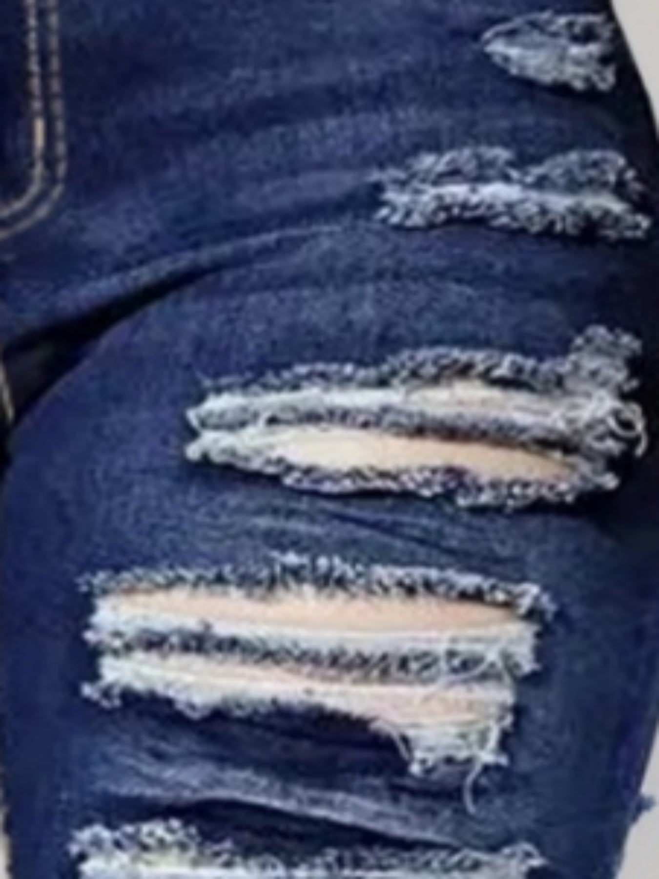 2025 Women's Ripped Tight Cropped Pants, New High Stretch Jeans, Fashionable And Versatile Street Style, Slim Fit Design, Women's Jeans And Clothing