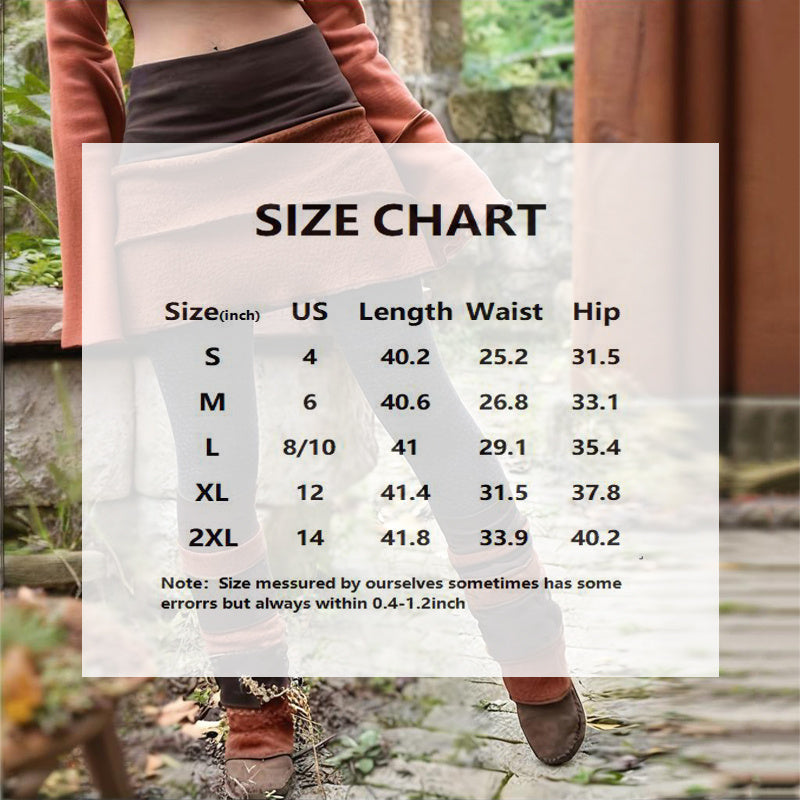 Women's Color Block Asymmetrical Skort With Contrast Panels - Comfortable Fashion Leggings For Spring&Fall