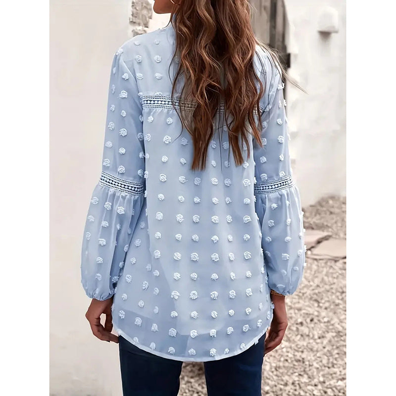 Womens Business Casual Tops Long Sleeve V Neck Dressy Office Work Fall Shirt Blouse