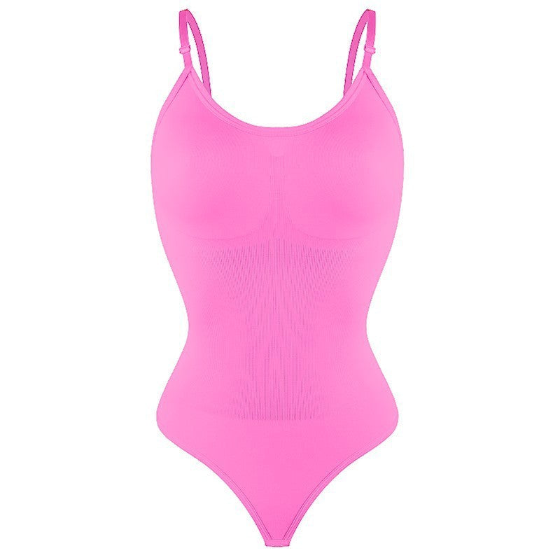 Women's Suspender Jumpsuit Fashion Casual Seamless Slim Body-shaping Corsets Bodysuit