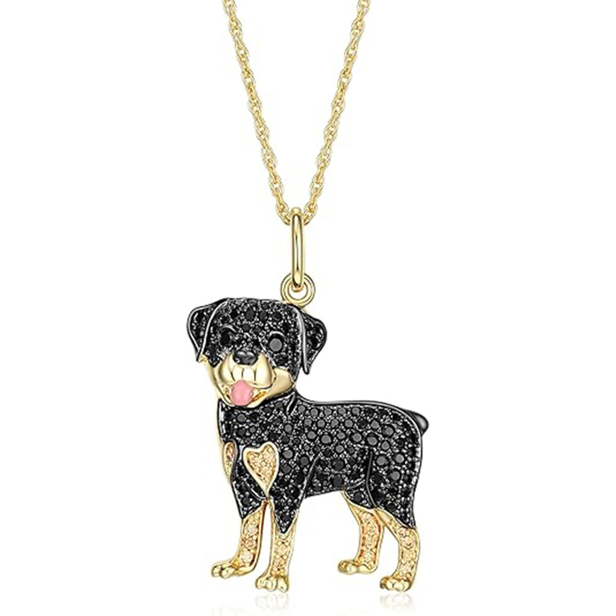 Cute Fashion Rowena Shaped Pendant Necklace
