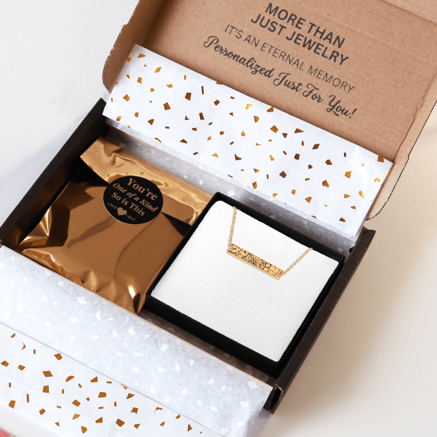 Horizontal Star Map Necklace