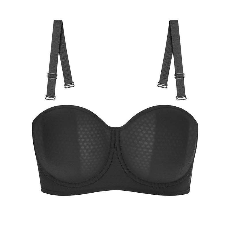 Plus-size Breathable Strapless Womens Bra